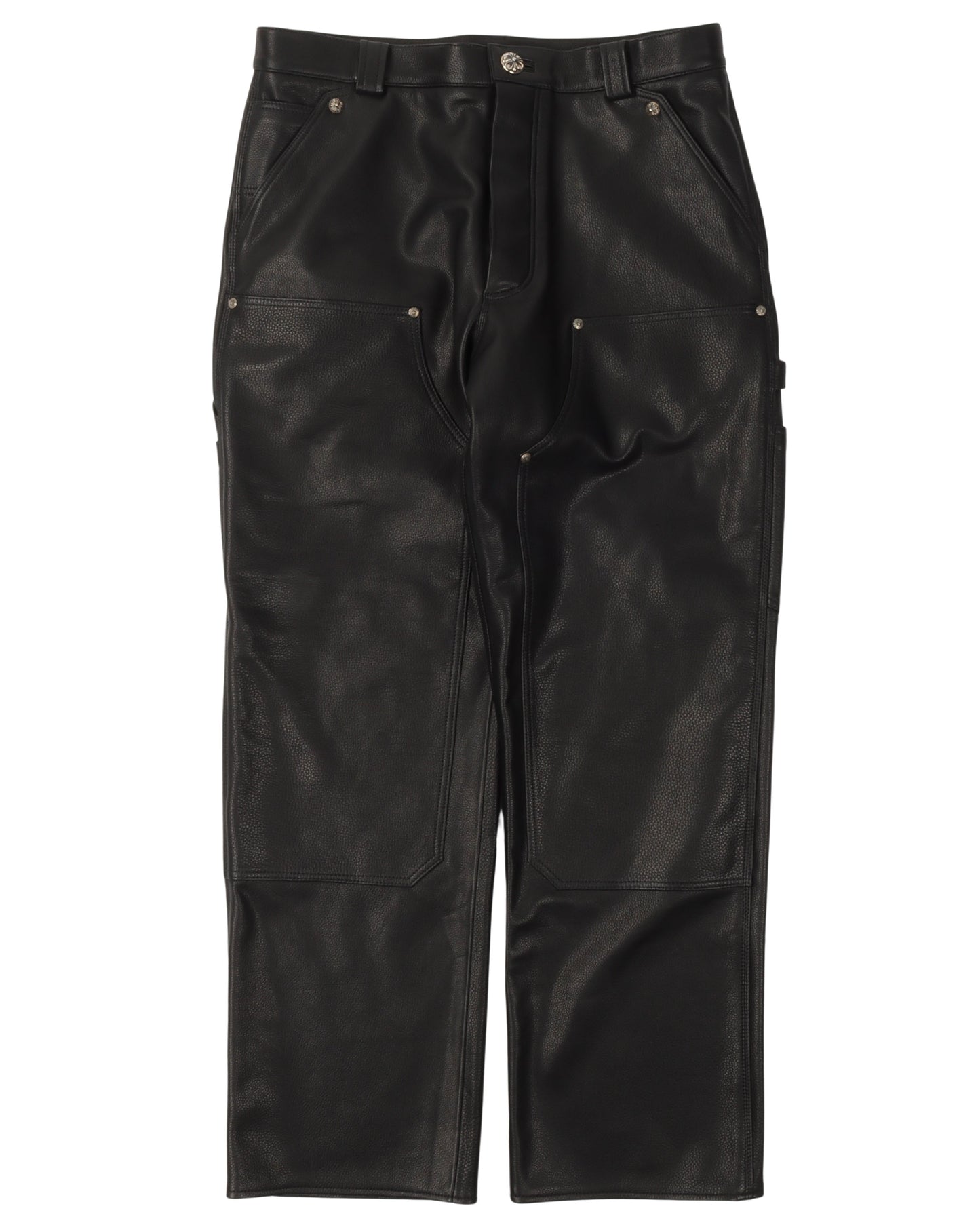 Leather Double Knee Carpenter Pants