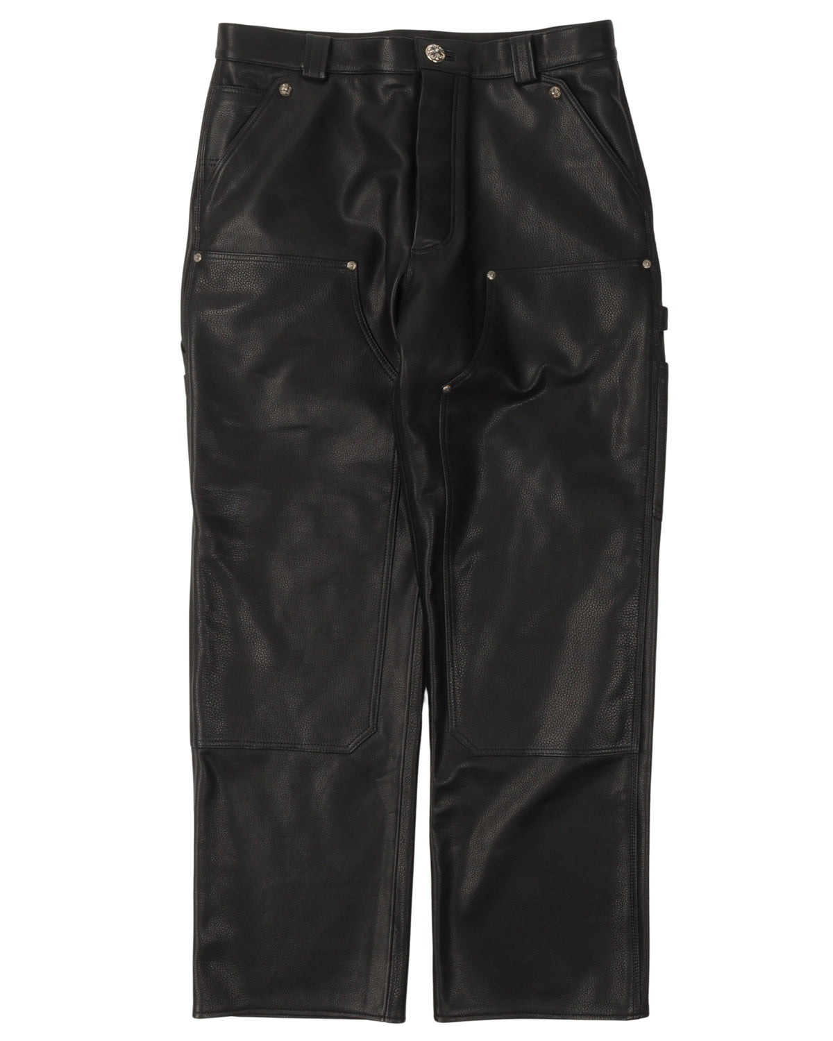 Leather Double Knee Carpenter Pants