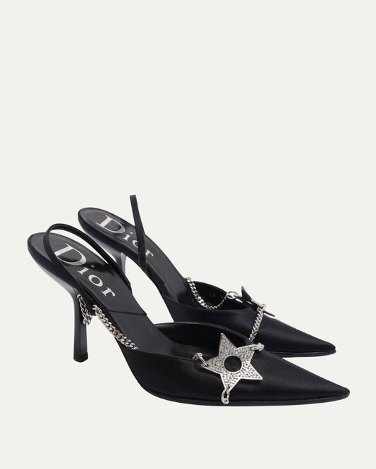 "Hardcore" 2003 Heels With Rhinestone Star