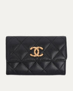 Quilted Snap Wallet