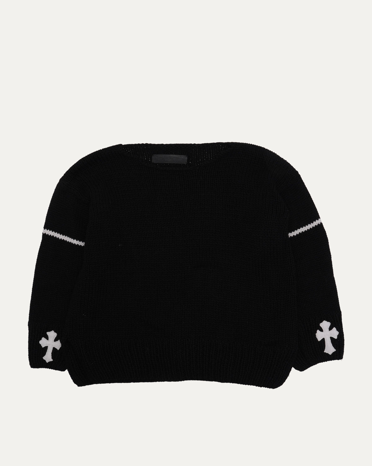 Cross Patch Cashmere Sweater