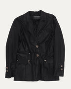 Waxed Cotton Blazer