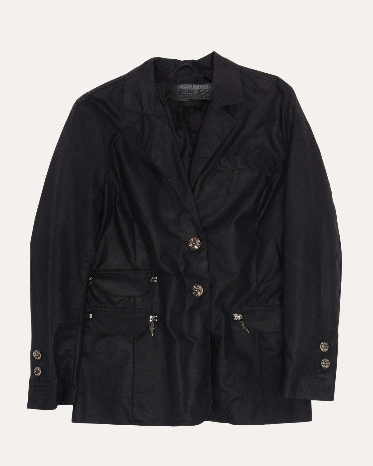 Waxed Cotton Blazer