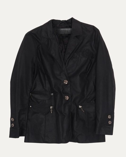 Waxed Cotton Blazer