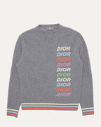 Cashmere Intarsia Knit Sweater
