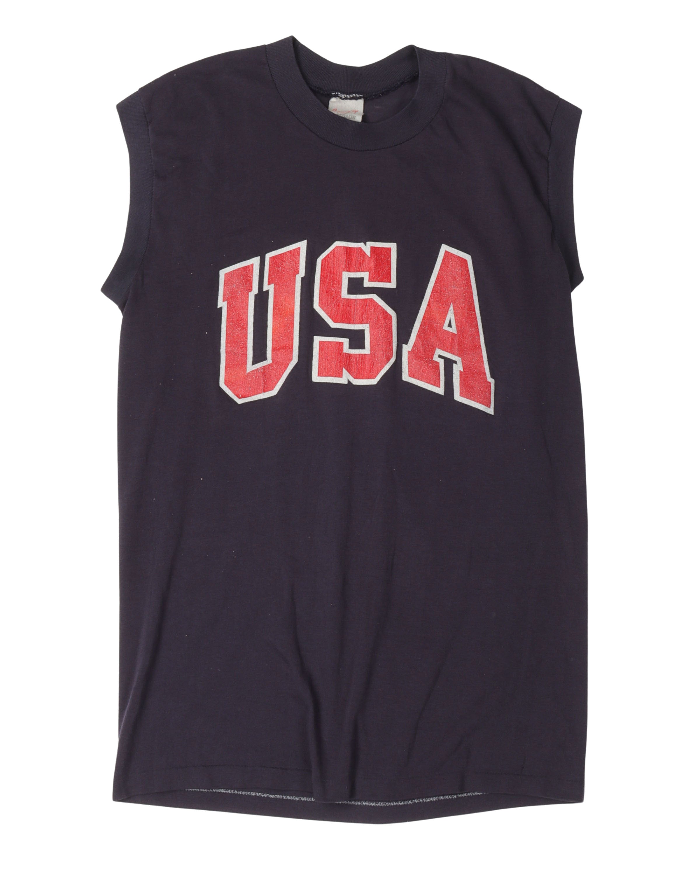 USA Sleeveless T-Shirt