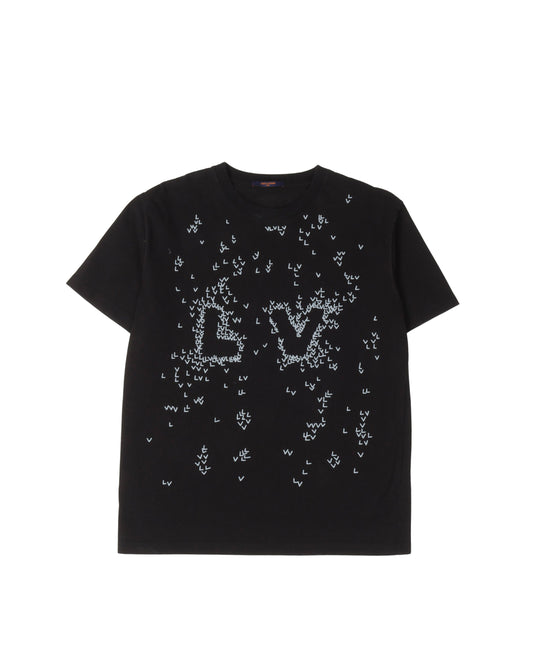 LV Spread Embroidery T-Shirt