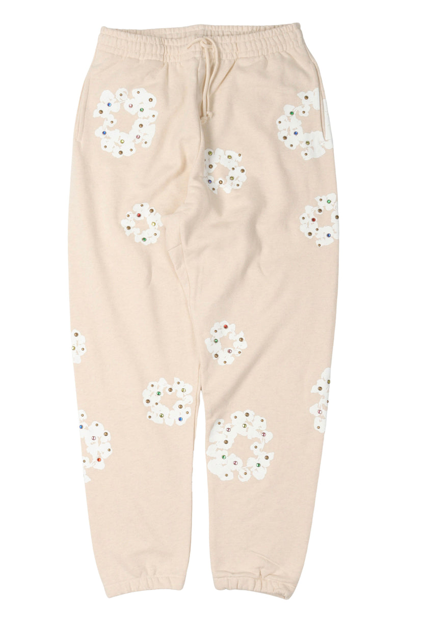 Denim Tears Rhinestone Cotton Wreath Sweatpants