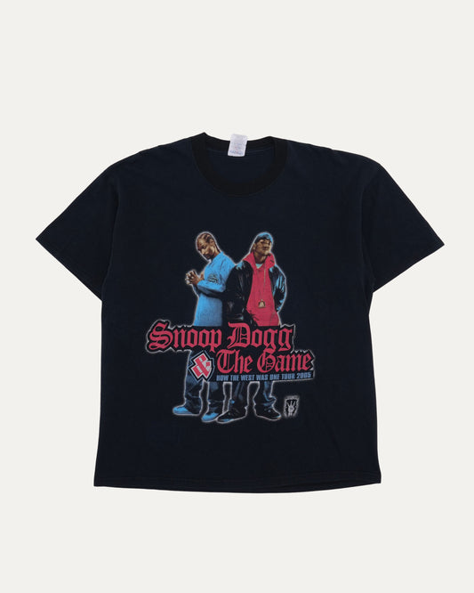 Snoop Dogg and The Game How the West was Won Tour 2005 T-Shirt