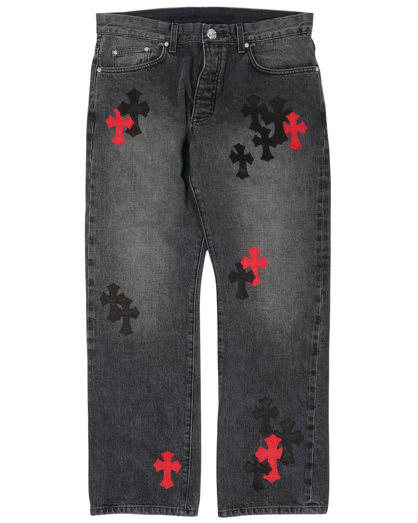 Multi-Cross Fade Jeans