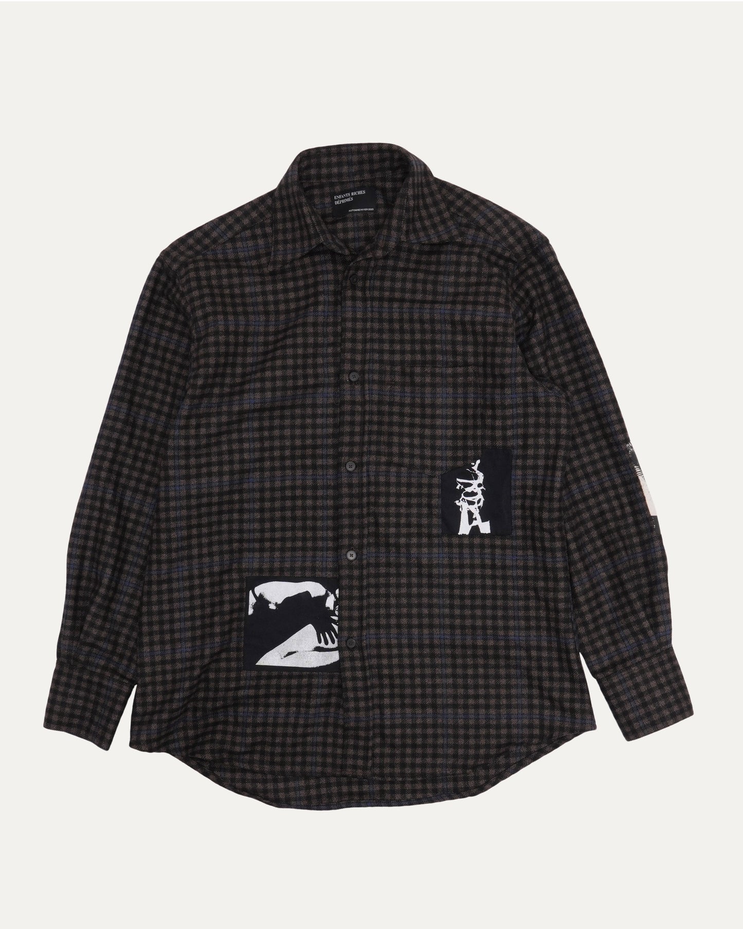 Merino Wool Assemblage Flannel Shirt