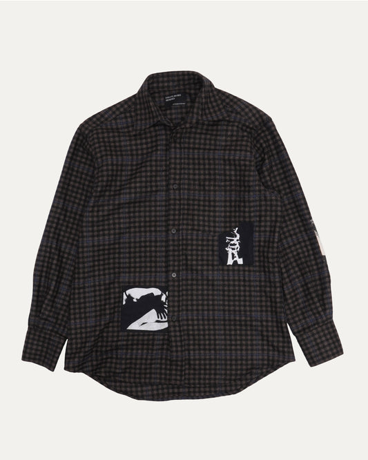 Merino Wool Assemblage Flannel Shirt