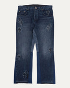 Gallery Dept. Turbo Diesel Cross Patch LA Flare Jeans