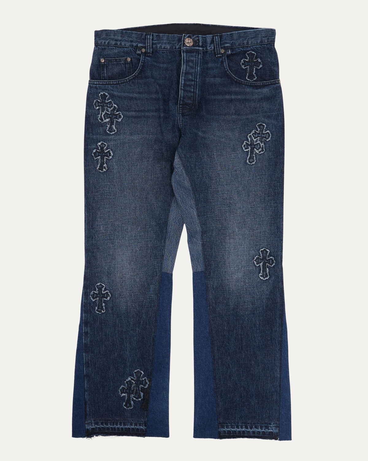 Gallery Dept. Turbo Diesel Cross Patch LA Flare Jeans