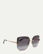 Panthere Frameless Sunglasses