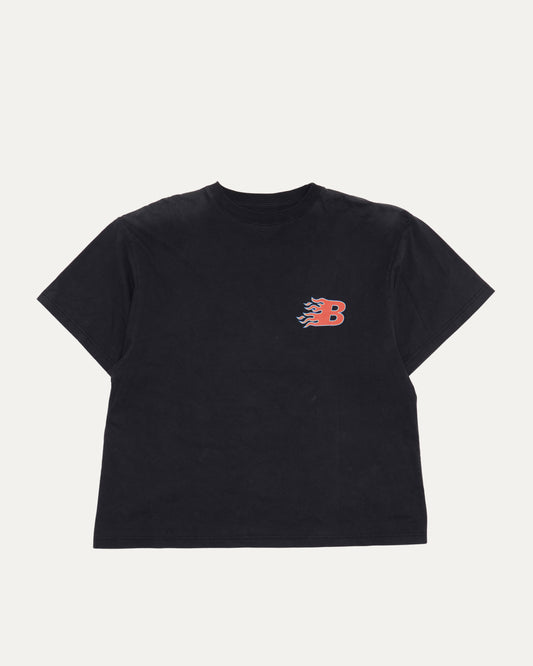 Flaming B Backwards T-Shirt