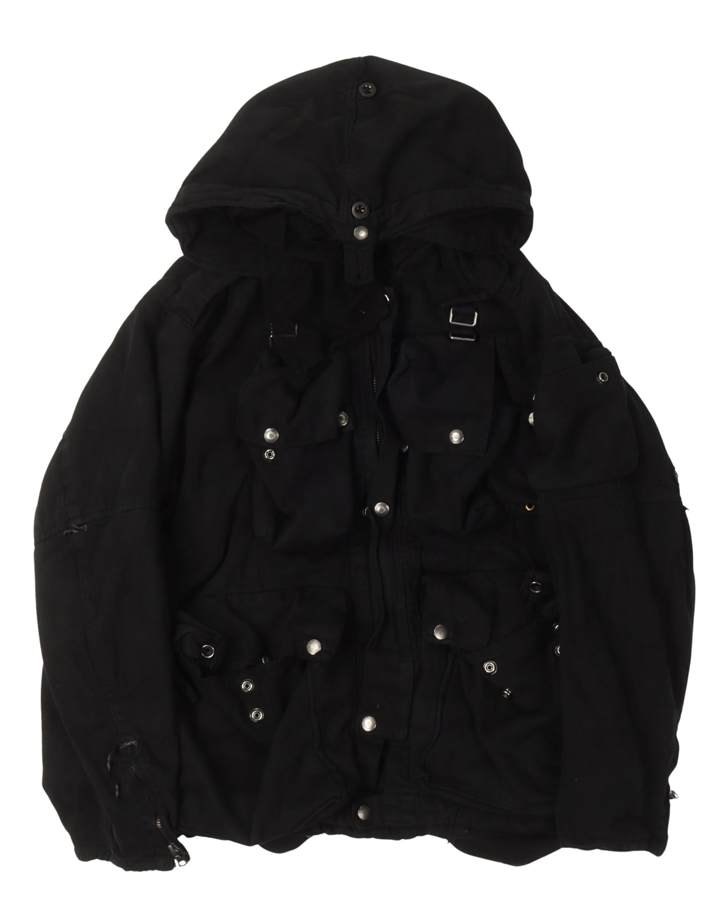 Modified Over-Dyed Swiss Alpenflage Cargo Jacket