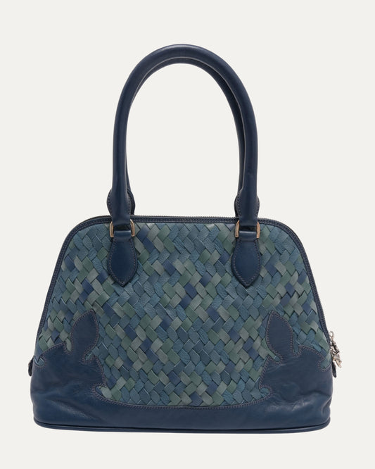 Small Woven Slouchy Mo Bag