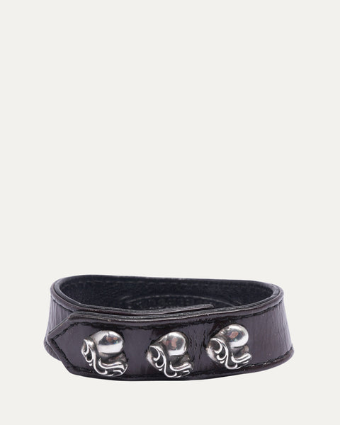 Chrome Hearts Leather Heart Bracelet – Justin Reed