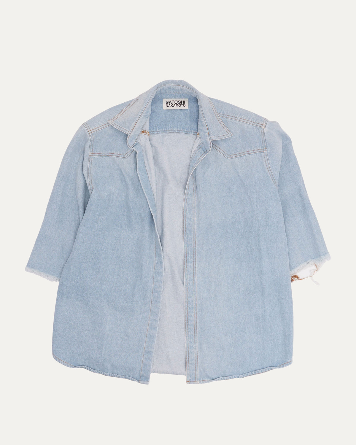 Denim Short Sleeve Kimono