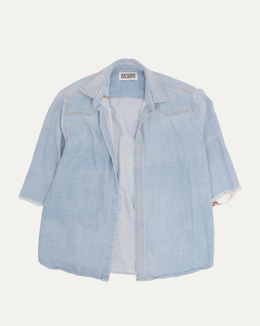 Denim Short Sleeve Kimono