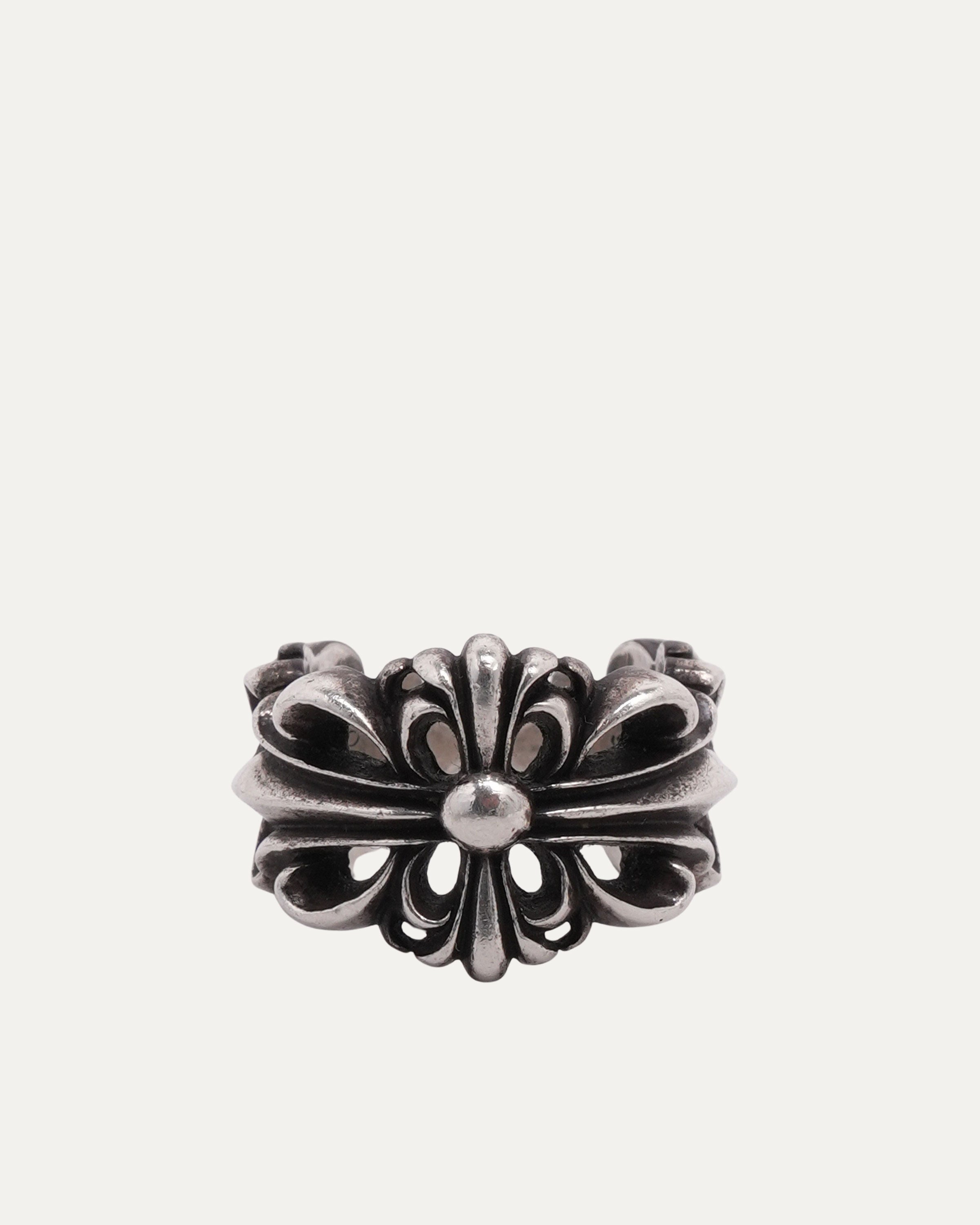 Chrome Hearts Double Floral Cross Ring – Justin Reed