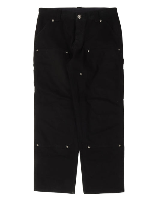 Double Knee Cross Patch Carpenter Pants