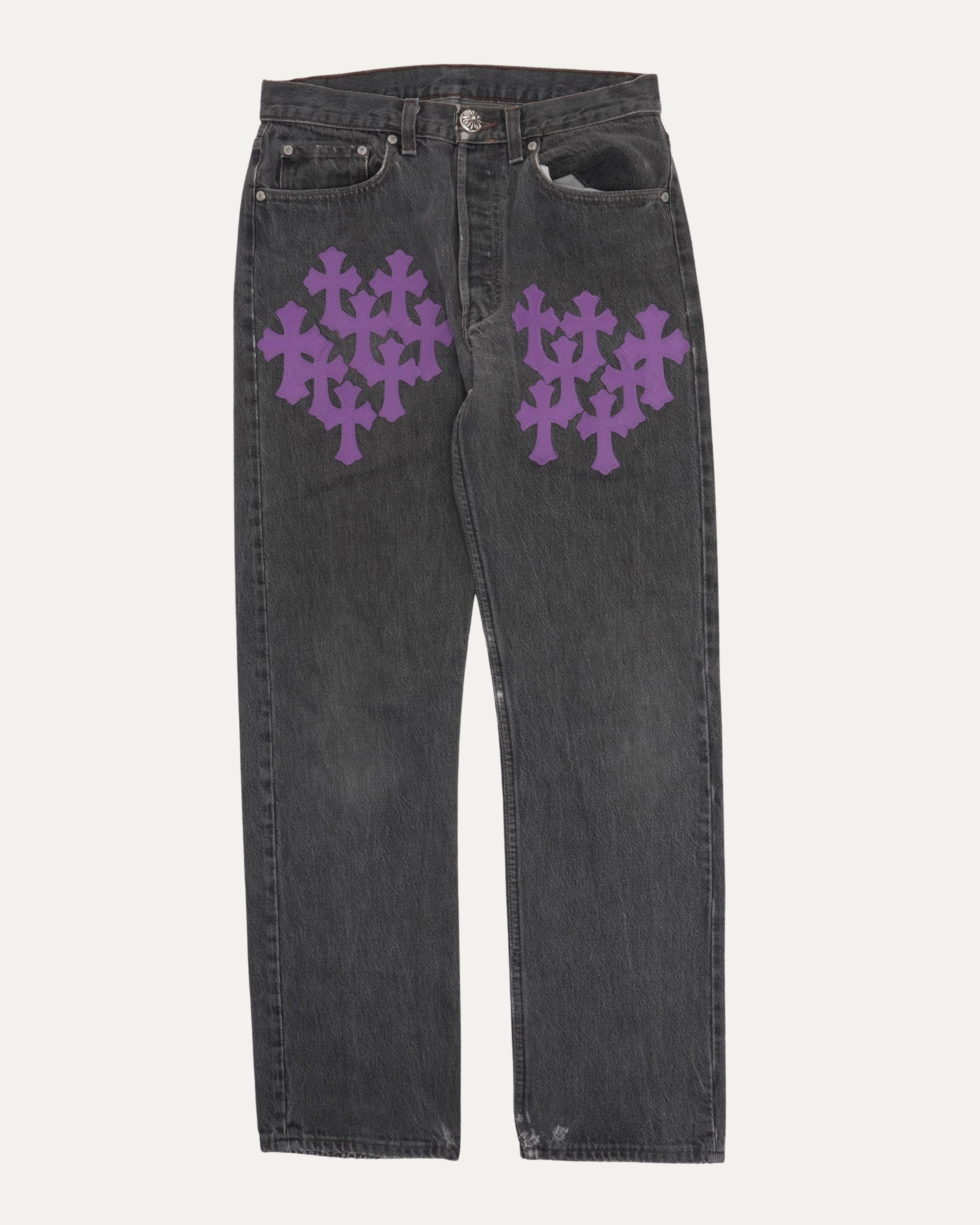 Chrome Hearts Levi's 501 Cross Patch Jeans – Justin Reed