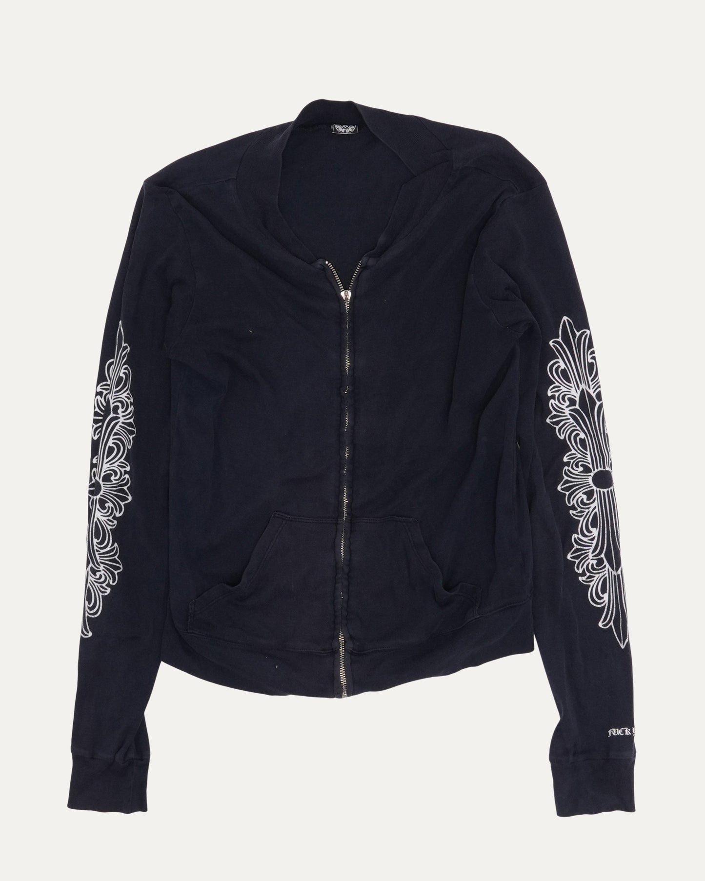 Zip Up Long Sleeve T-Shirt