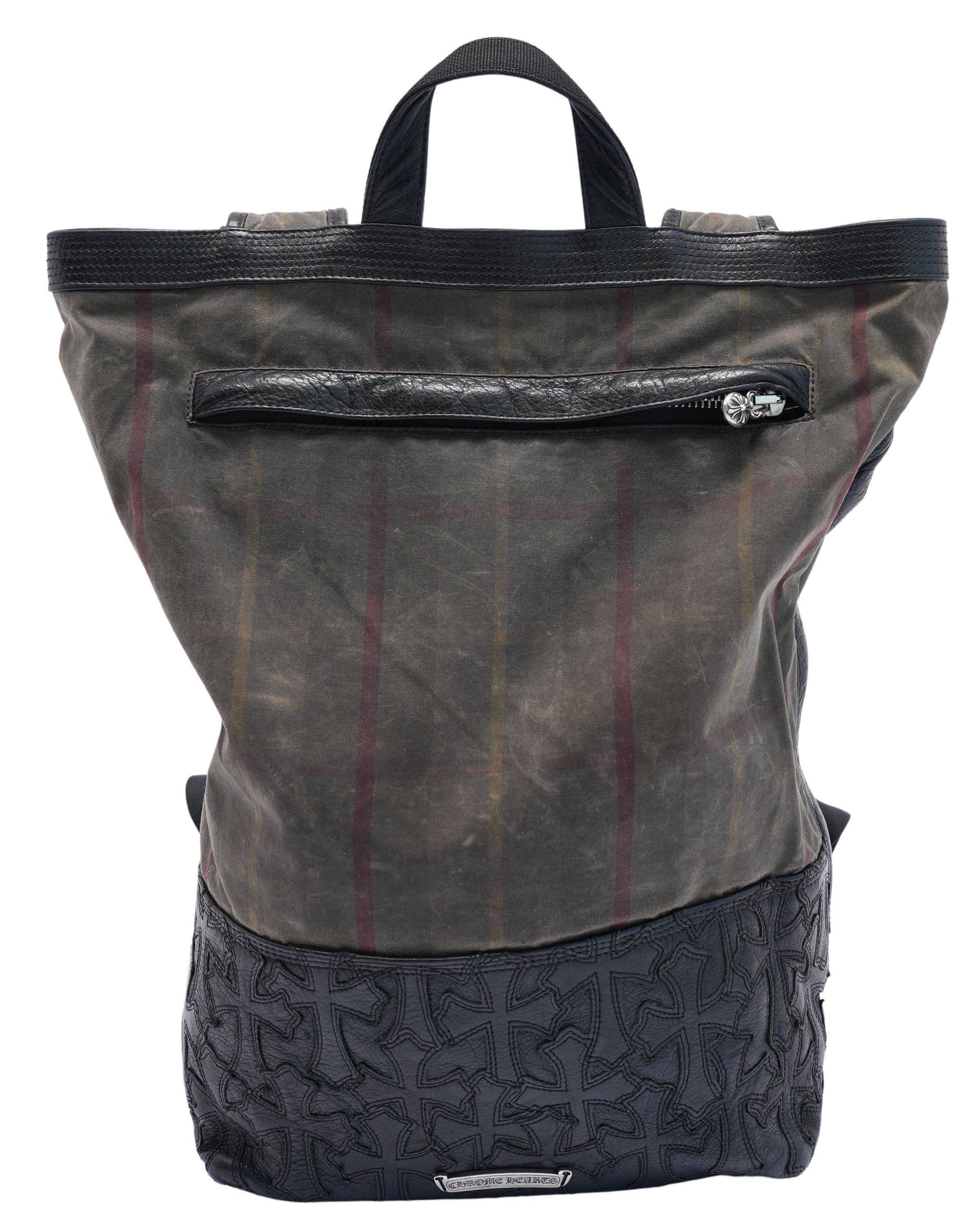 Cross Patch Bucket Backpack