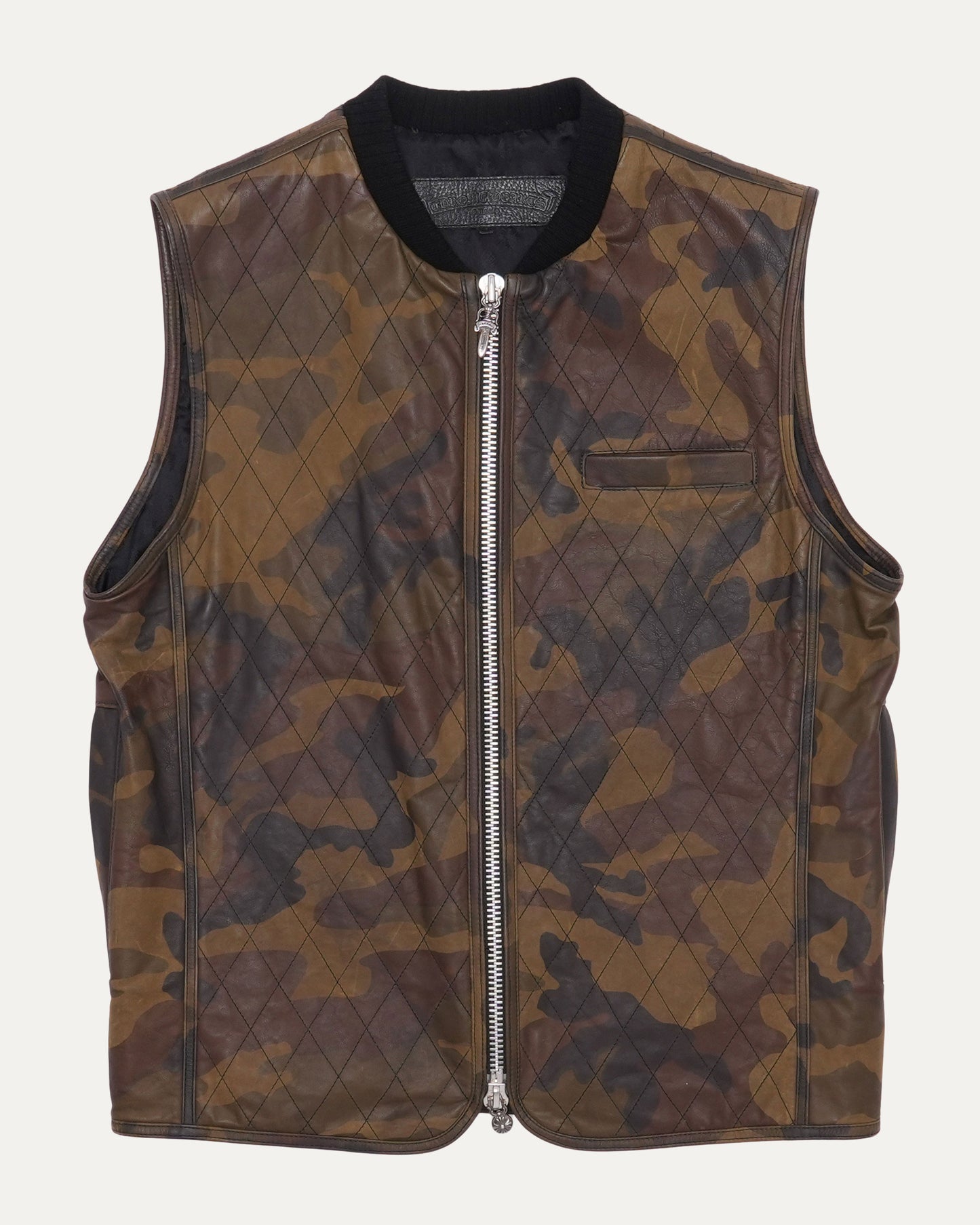 Leather Quilted Vest