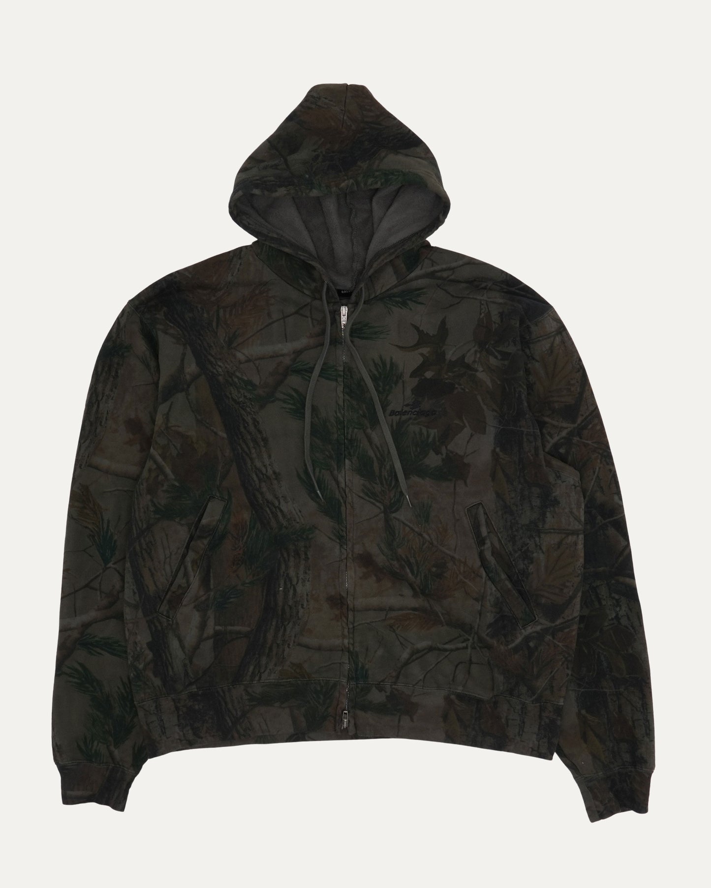 Camouflage Zip Up Hoodie