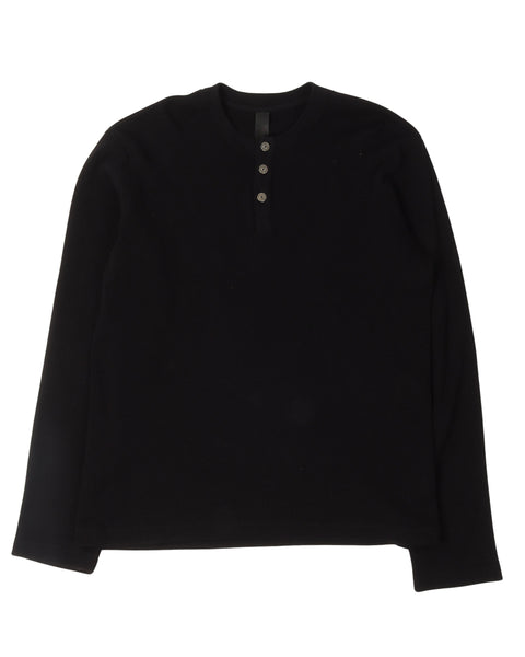 Chrome Hearts Thermal ブラック Chrome Hearts Henley Thermal Shirt – Justin Reed