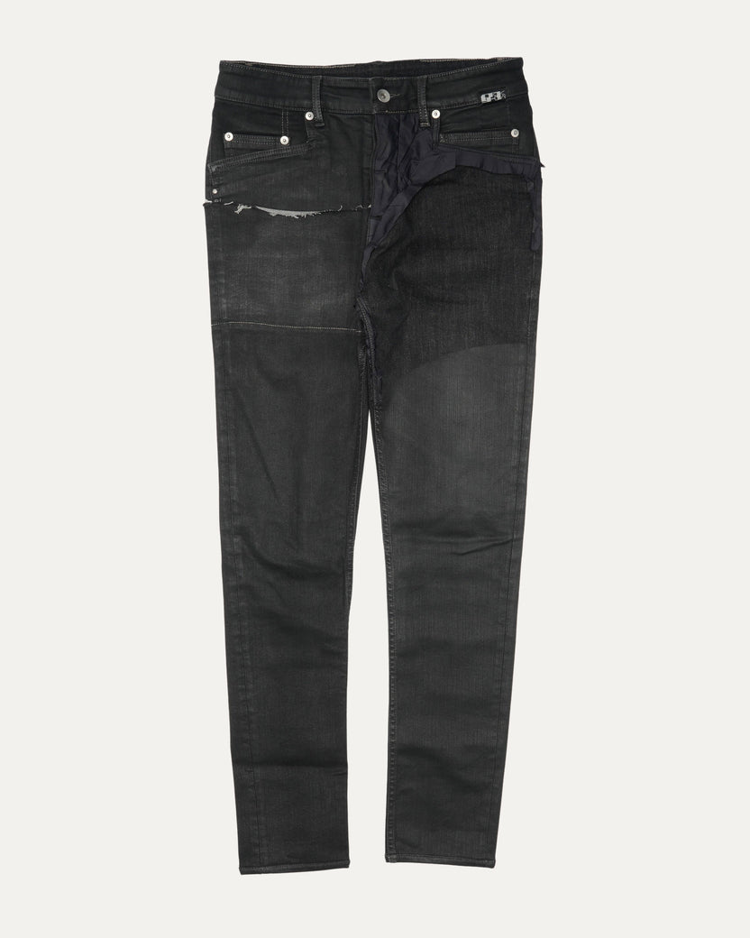 Tyrone Waxed Combo Jeans