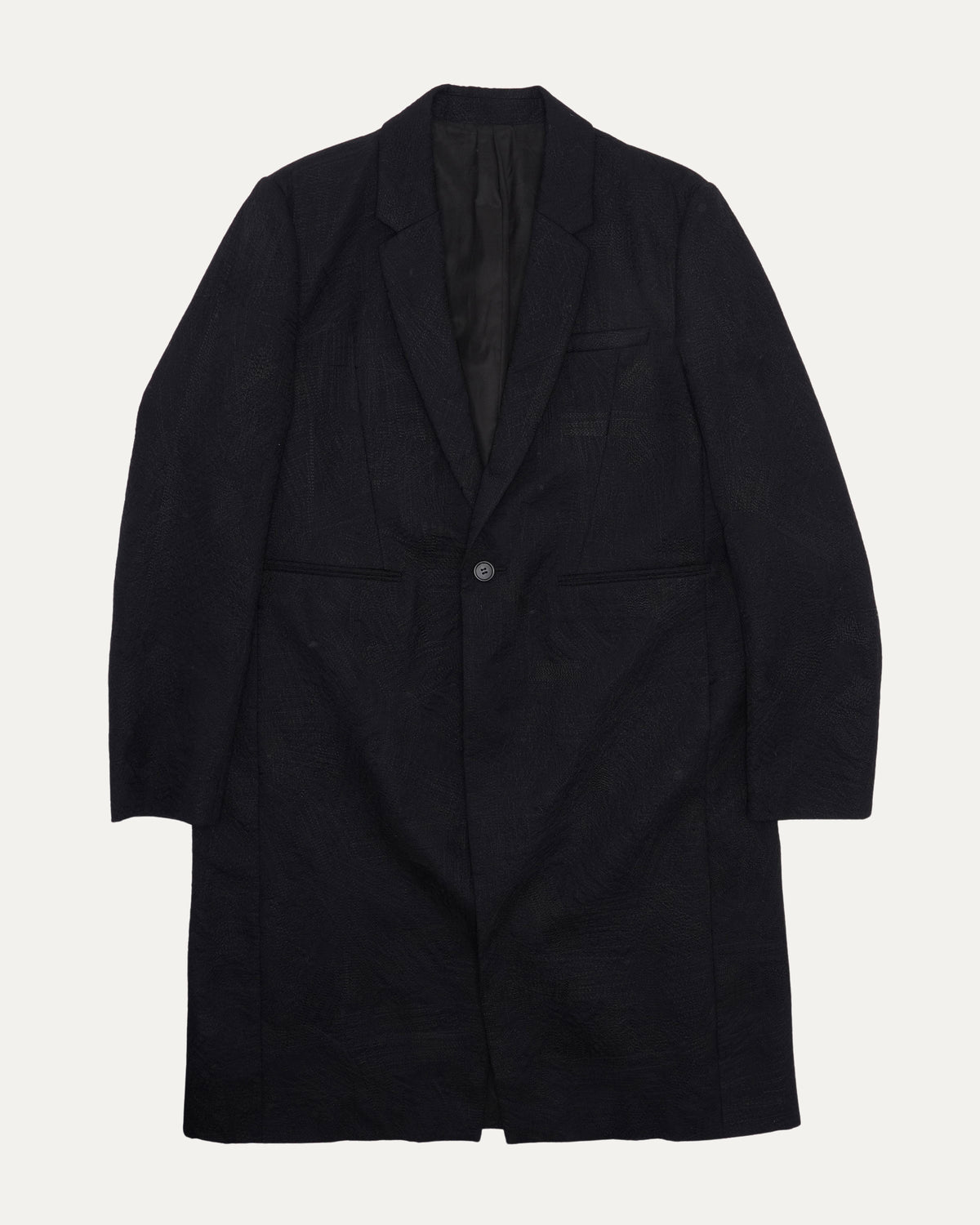 Random Stitch Tailored Coat
