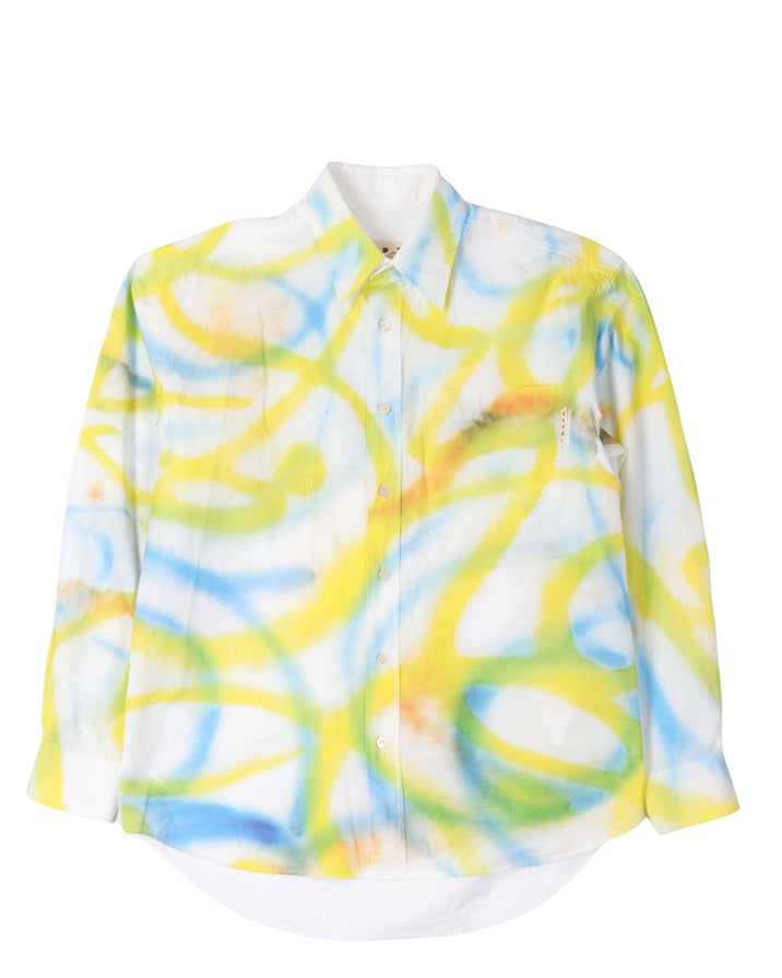 Scribble Spray Painted Shirt