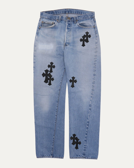 Levi's 501 Redline Cross Patch Jeans
