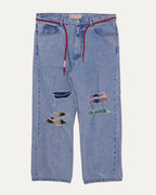 Mohair Repaired Jeans