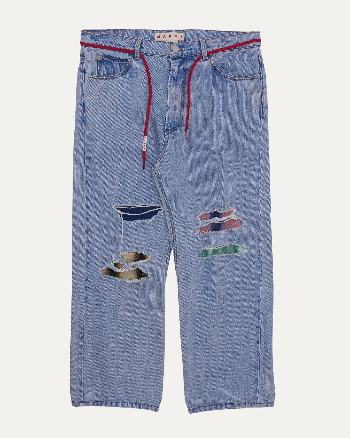 Mohair Repaired Jeans