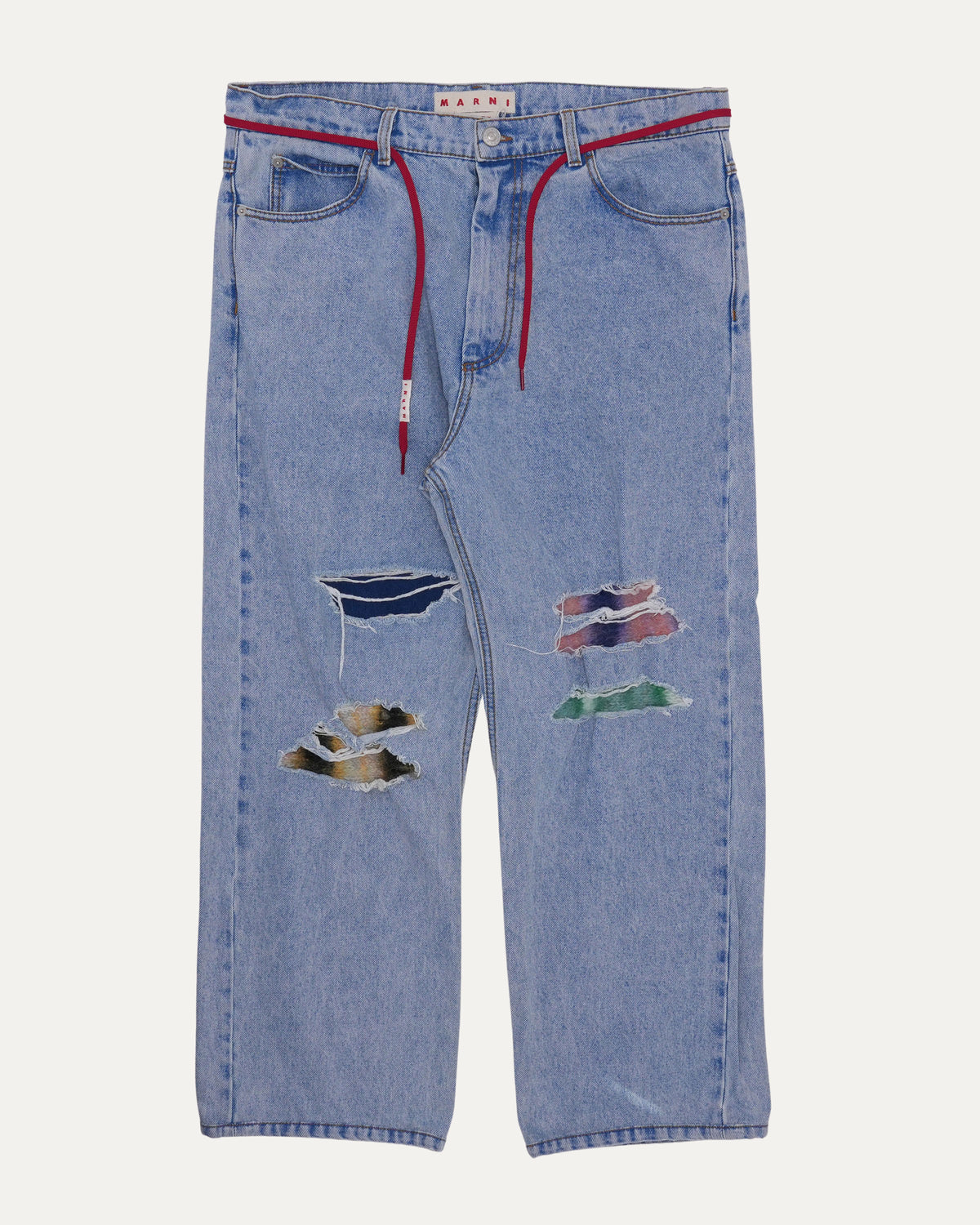 Mohair Repaired Jeans