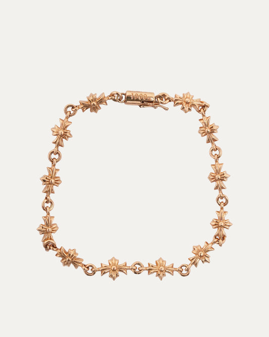 Gold Tiny E Bracelet