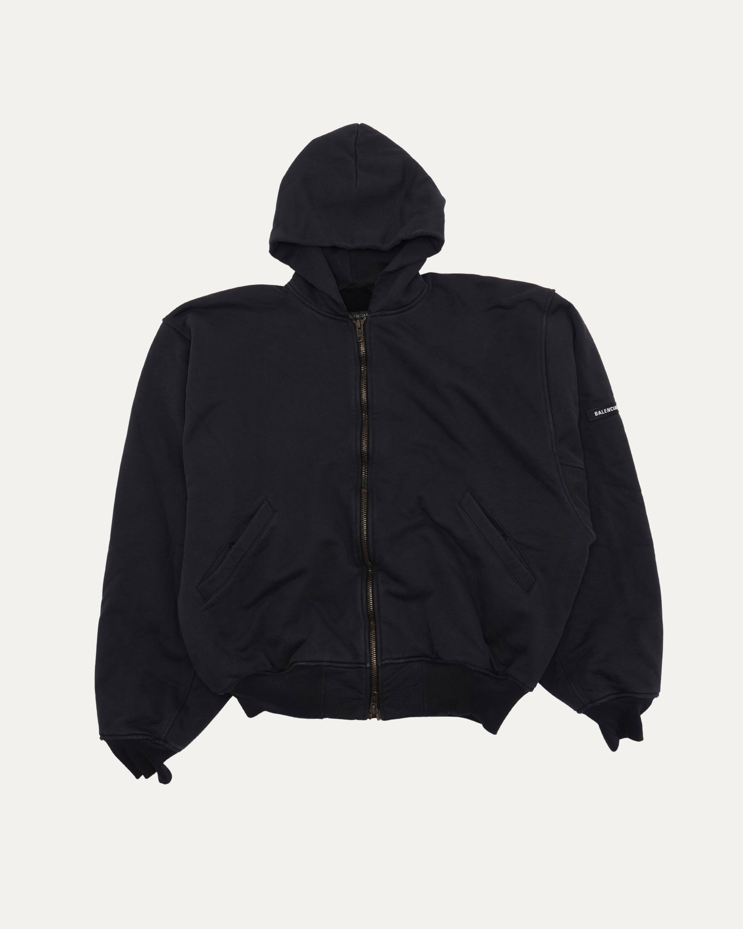 Fleece Lined Zip Up Hoodie