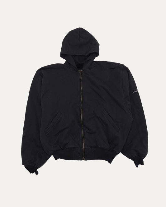Fleece Lined Zip Up Hoodie