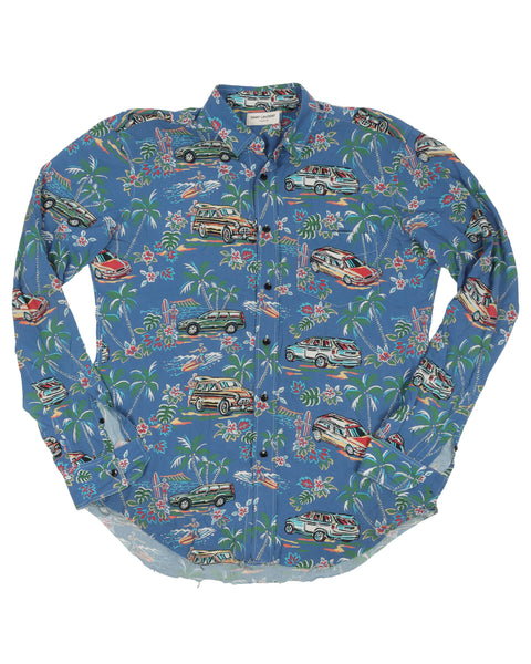 Saint laurent hotsell hawaii shirt