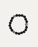 Onyx Plus Ball Bead Bracelet