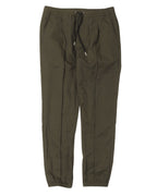 Nylon Pleated Trousers