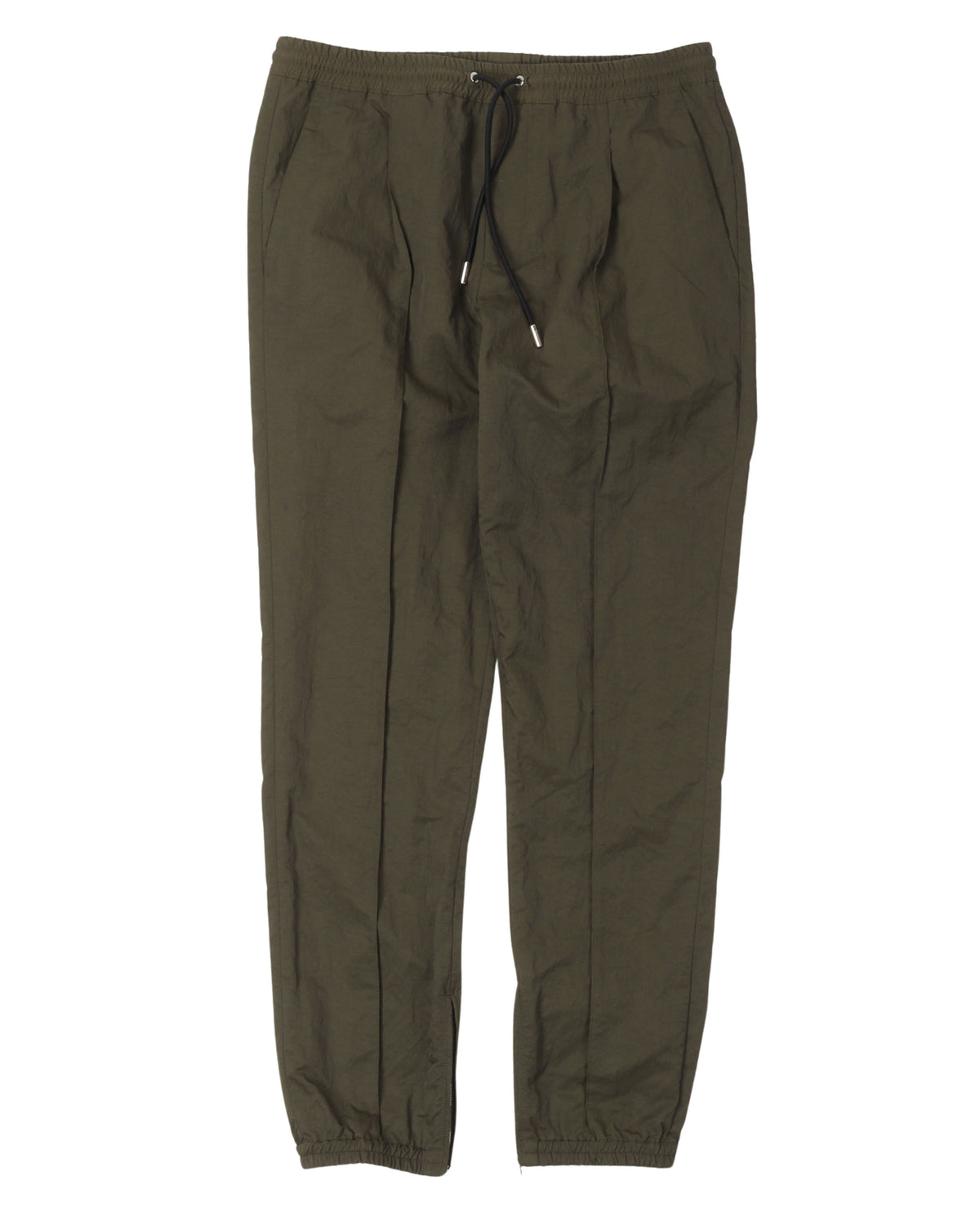 Nylon Pleated Trousers