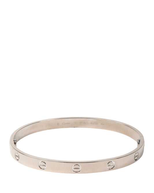 White Gold Love Cartier Bracelet