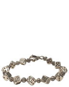 Silver Dice Bracelet