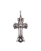 Diamond Double Cross Pendant